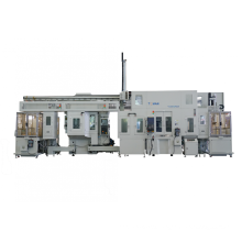 Automatic production line for gear hobbing CNC machines
